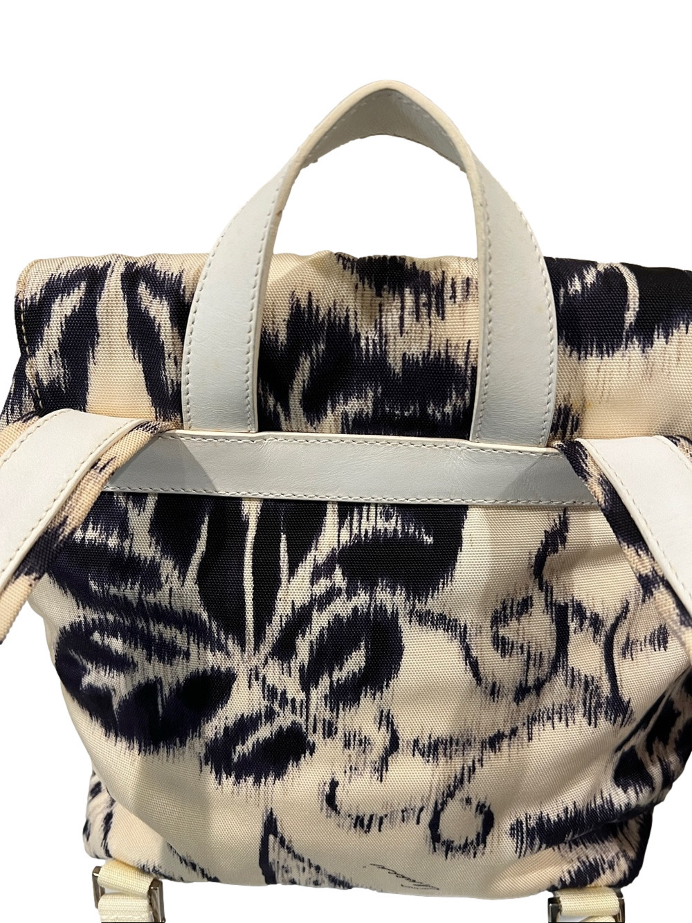 Gucci Floral Cream and Black Backpack EUC - Picture 12 of 16